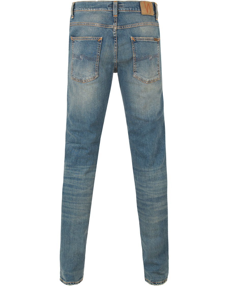 Homme | Jeans | Nudie Jeans | Lean Dean Organic Slim Fit Stretch Jeans Silver L