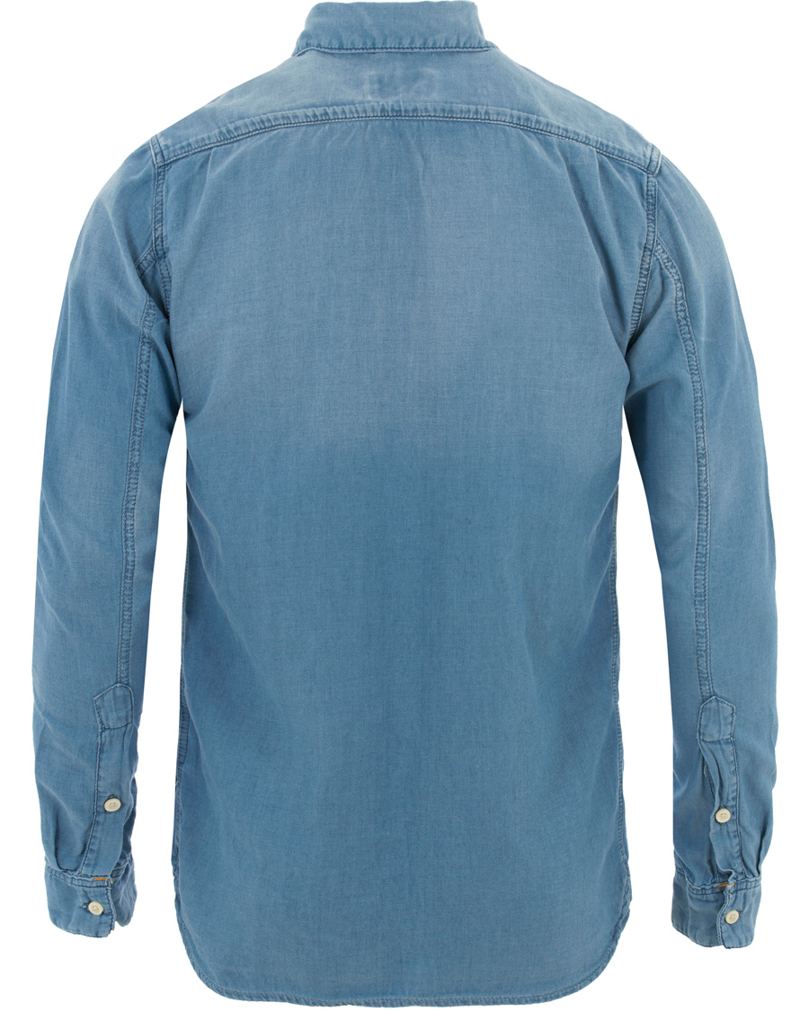Homme | Chemises | Nudie Jeans | Henry Indigo Chambray Shirt Light Blue