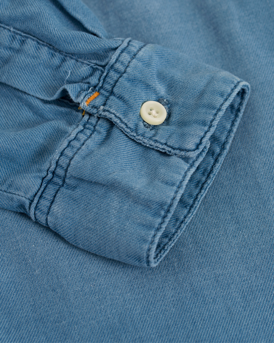 Homme | Chemises | Nudie Jeans | Henry Indigo Chambray Shirt Light Blue