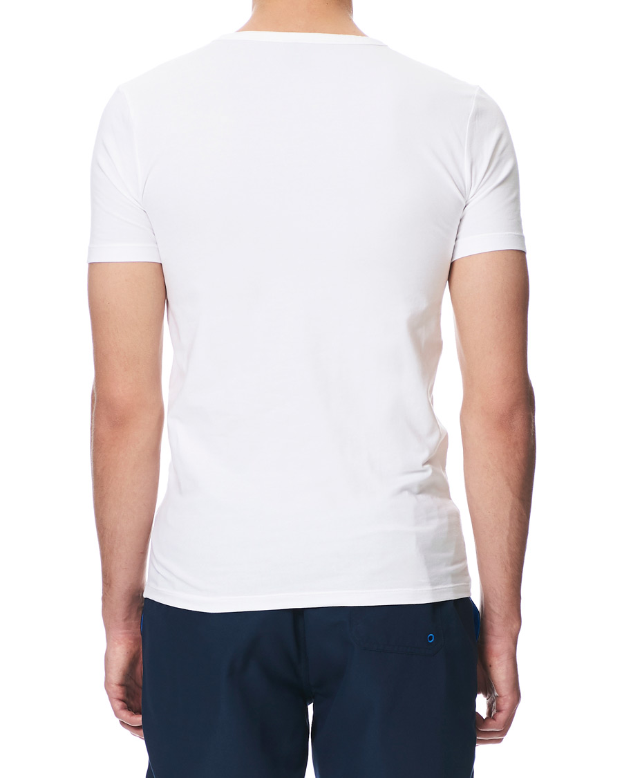 Homme | T-shirts | BOSS BLACK | BOSS 2-Pack V-Neck Slim Fit Tee White