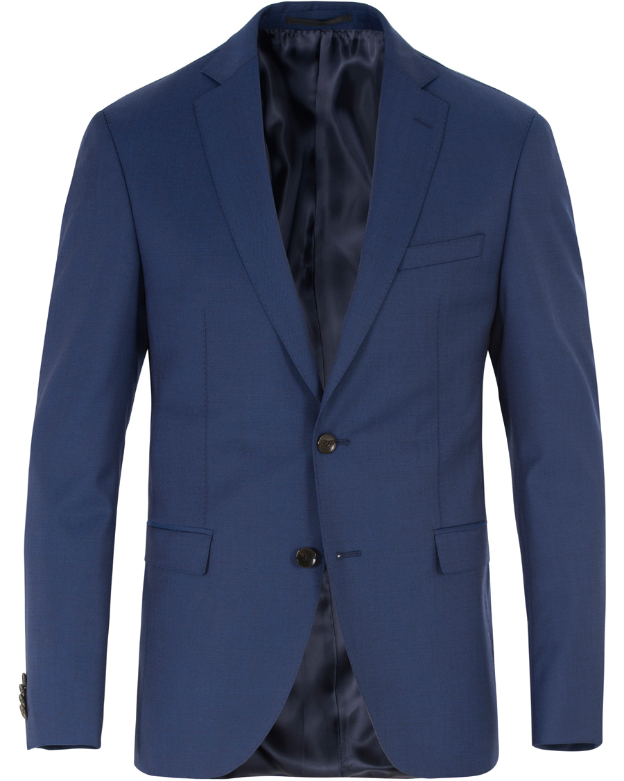 Homme | Costumes | BOSS BLACK | BOSS Reyno/Wave Super 120 Wool Suit Medium Blue