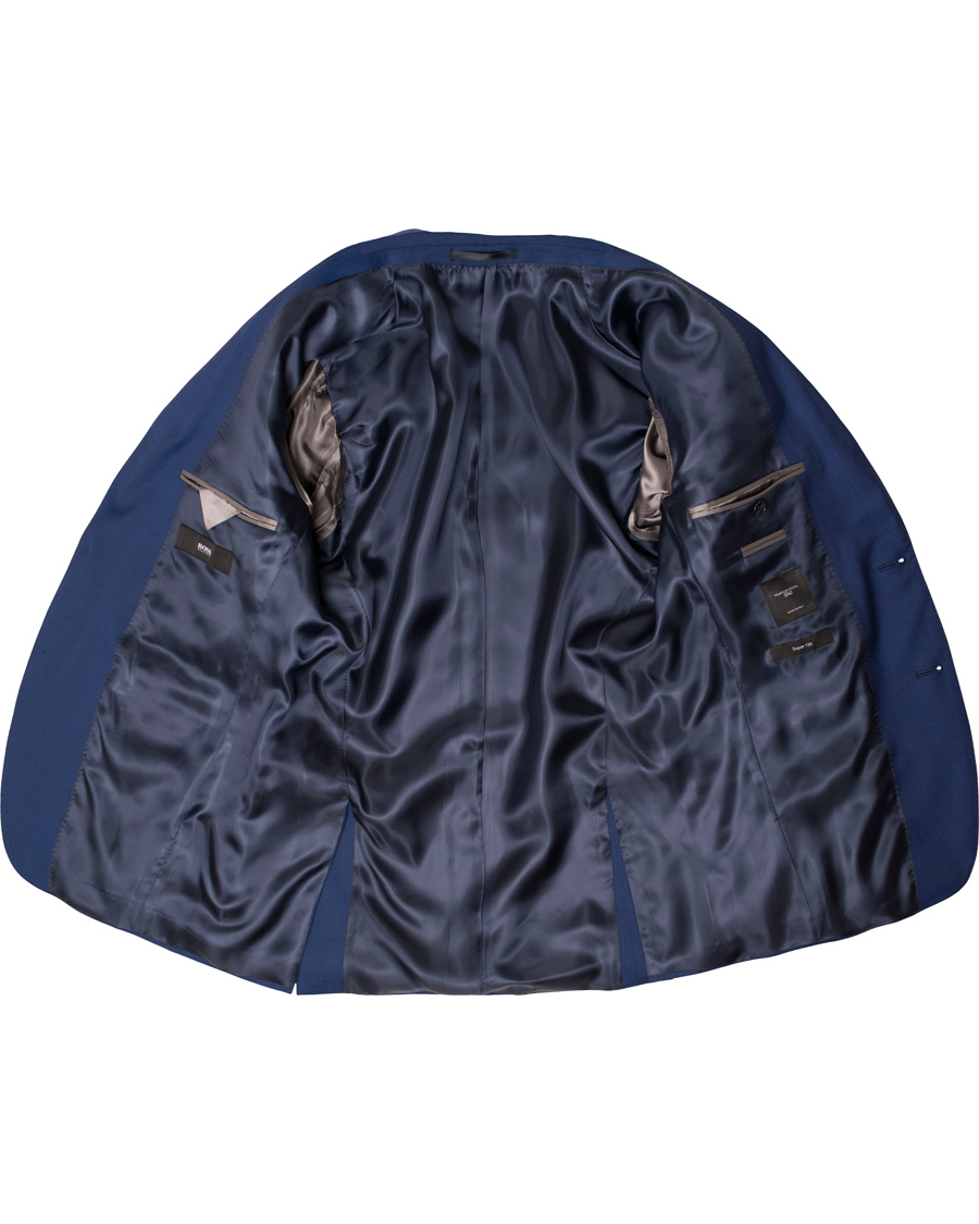 Homme | Costumes | BOSS BLACK | BOSS Reyno/Wave Super 120 Wool Suit Medium Blue