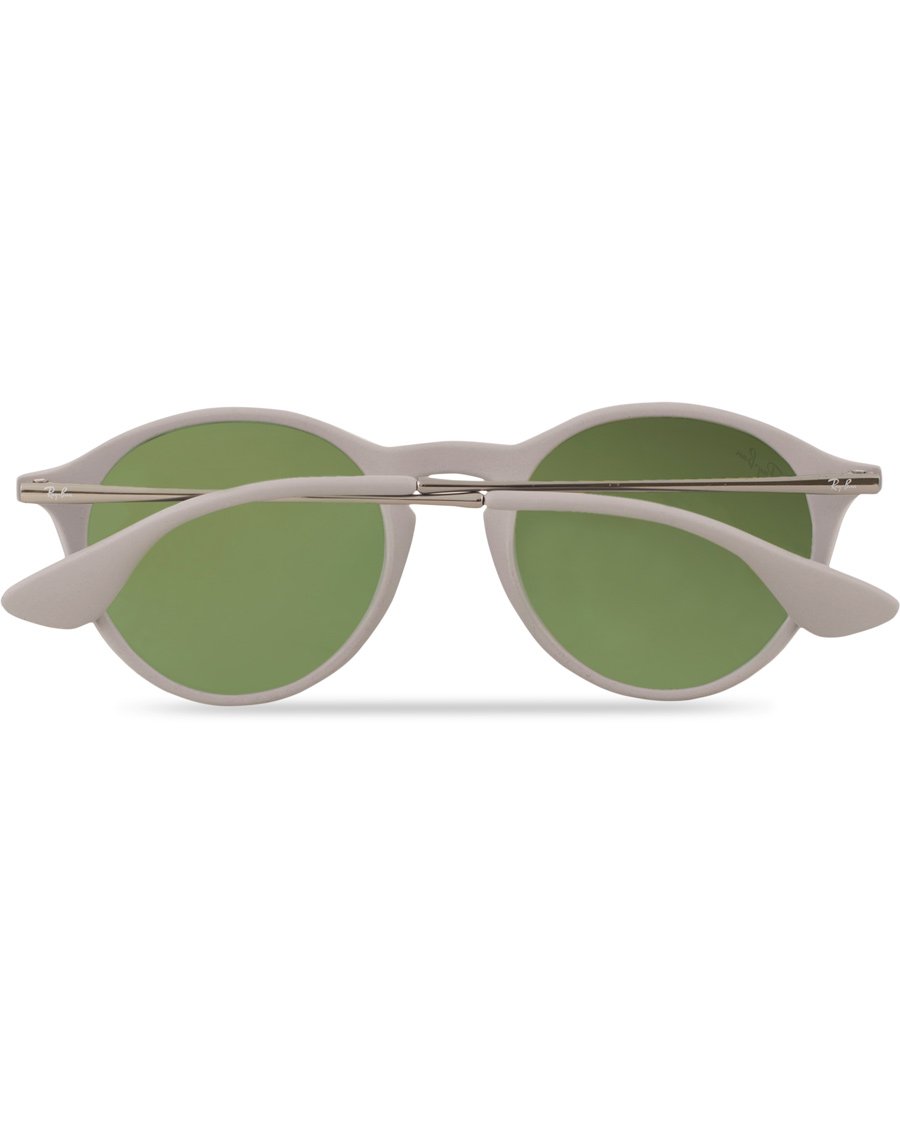 Homme | Ray-Ban 0RB4243 Round Sunglasses Rubber Grey | Ray-Ban | 0RB4243 Round Sunglasses Rubber Grey