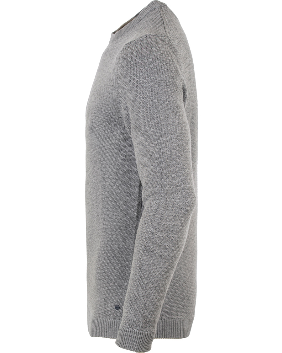 Homme | Pulls Et Tricots | NN07 | Thomas Cotton Waffle Knit Light Grey