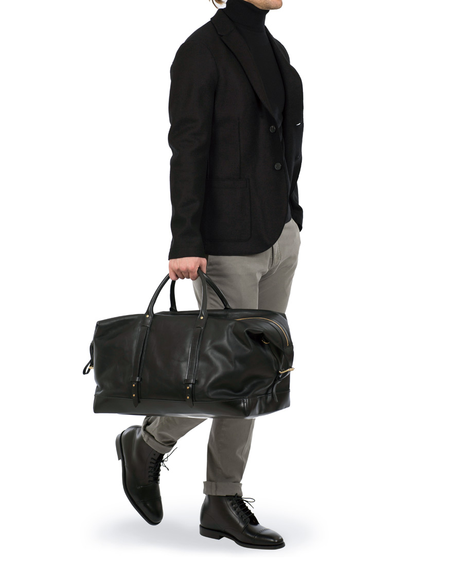 Homme | Tärnsjö Garveri TG1873 Weekender Large Black | Tärnsjö Garveri | TG1873 Weekender Large Black