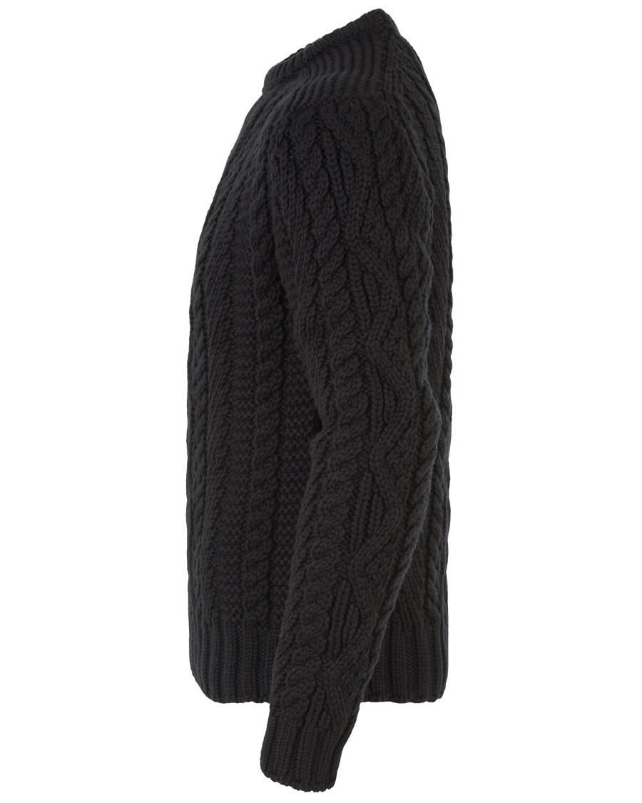 Heren | Truien | Polo Ralph Lauren | Merino Cable Knit Polo Black