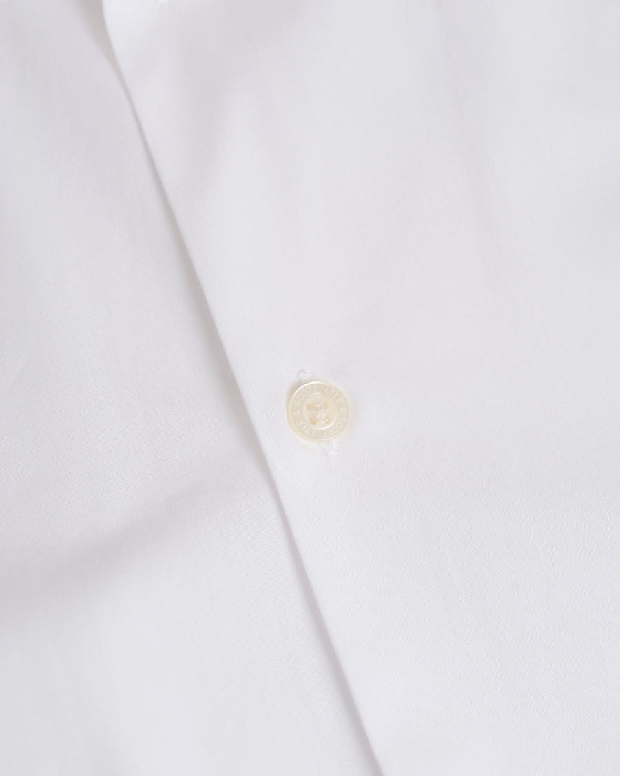 Heren | Overhemden | Lyle & Scott | Slim Fit Poplin Shirt White