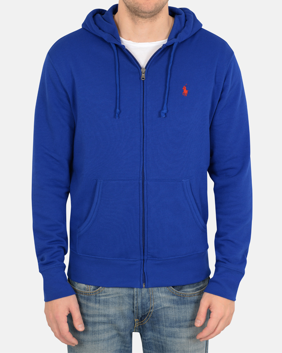 Homme | Pulls Et Tricots | Polo Ralph Lauren | Full Zip Hoodie Royal Blue