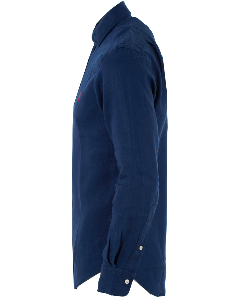 Homme | Chemises | Polo Ralph Lauren | Slim Fit Linen Shirt Holiday Navy