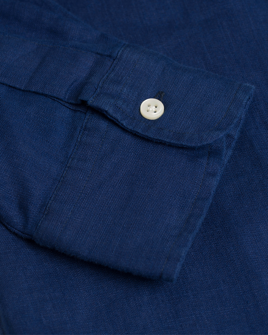 Homme | Chemises | Polo Ralph Lauren | Slim Fit Linen Shirt Holiday Navy
