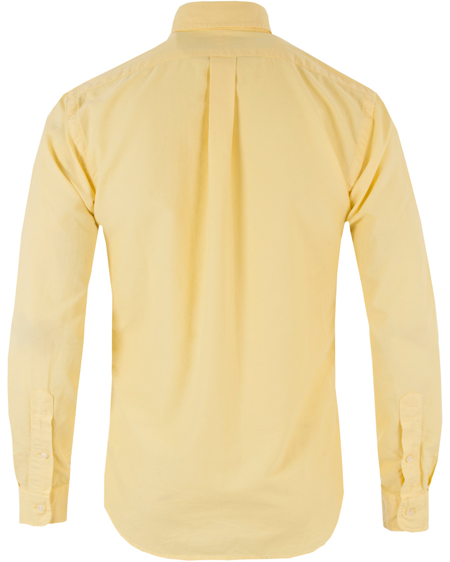 Homme | Chemises | Polo Ralph Lauren | Slim Fit Garment Dyed Oxford Shirt Yellow