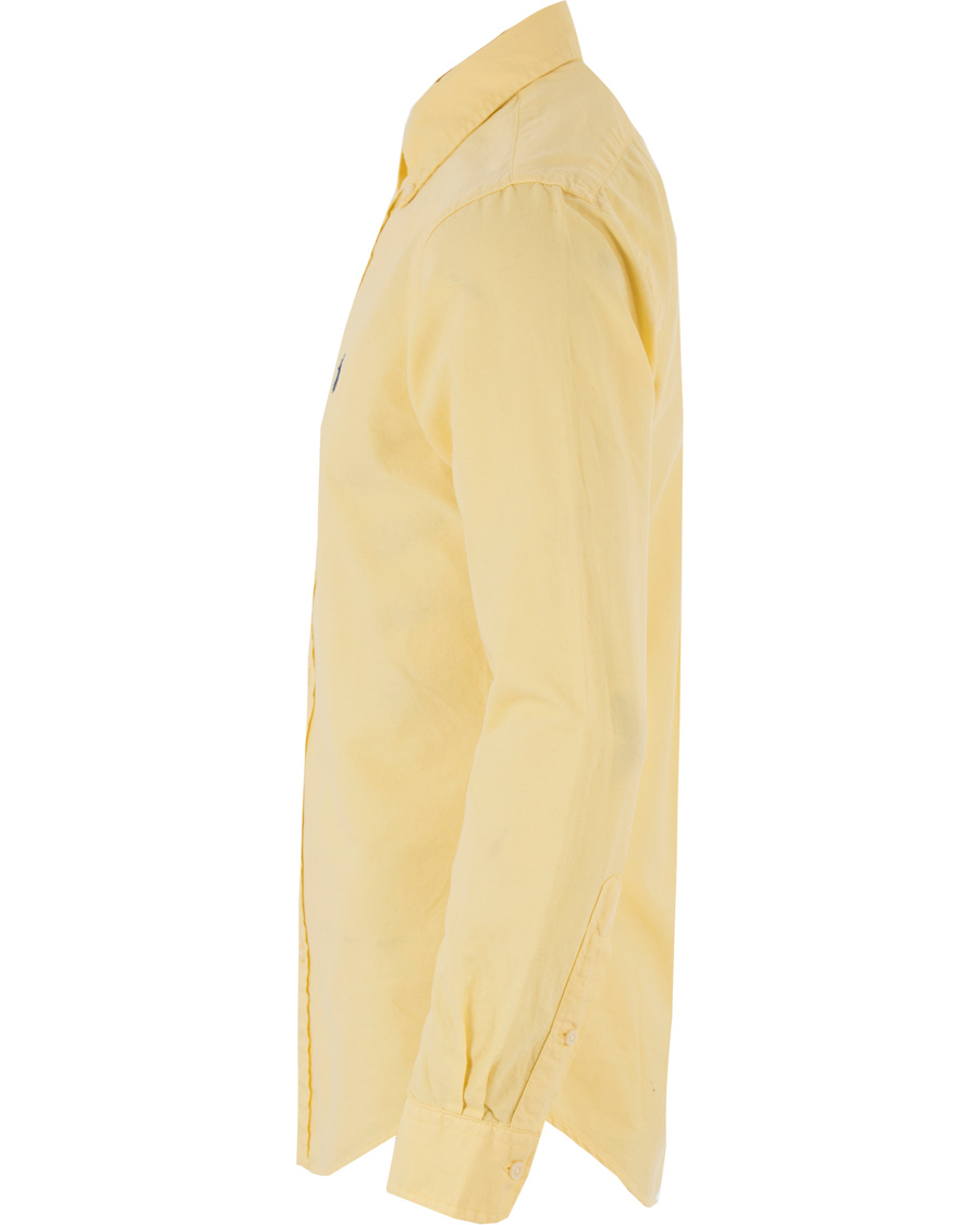 Homme | Chemises | Polo Ralph Lauren | Slim Fit Garment Dyed Oxford Shirt Yellow