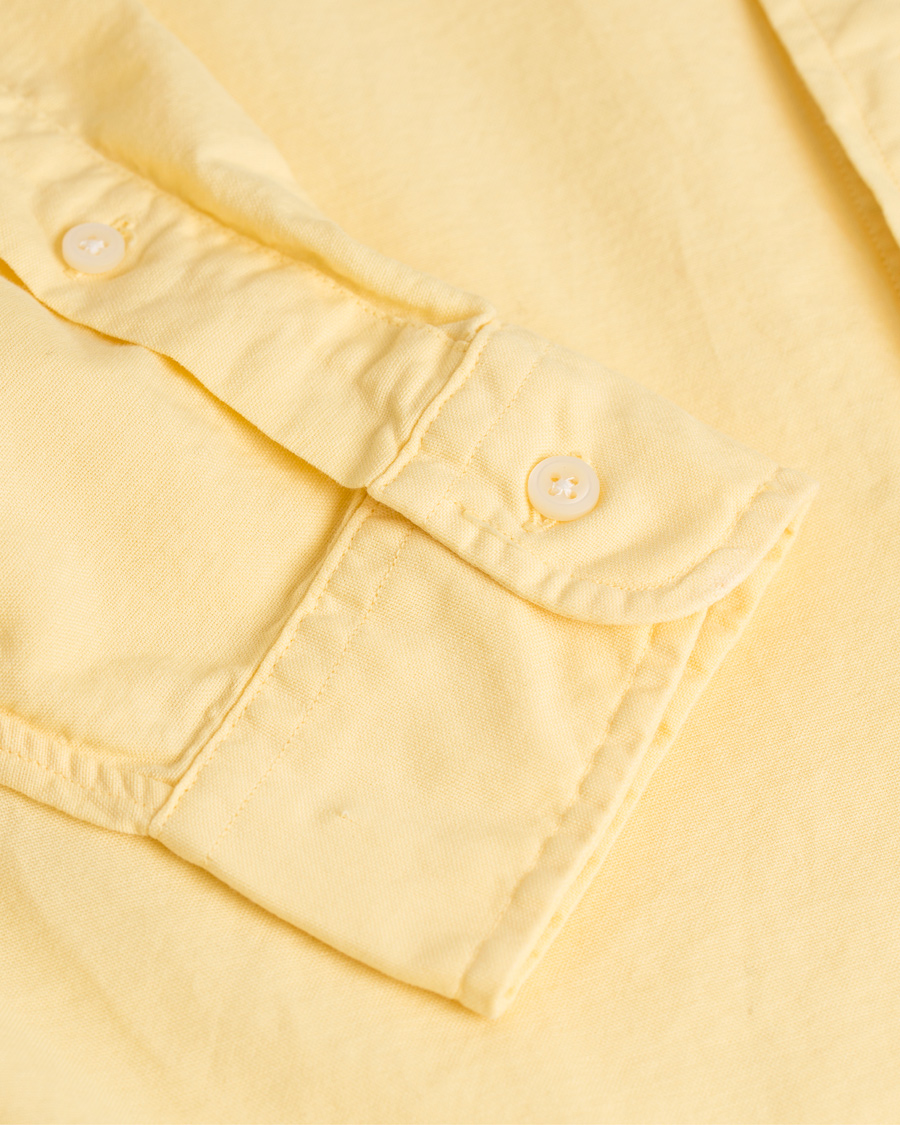 Homme | Chemises | Polo Ralph Lauren | Slim Fit Garment Dyed Oxford Shirt Yellow