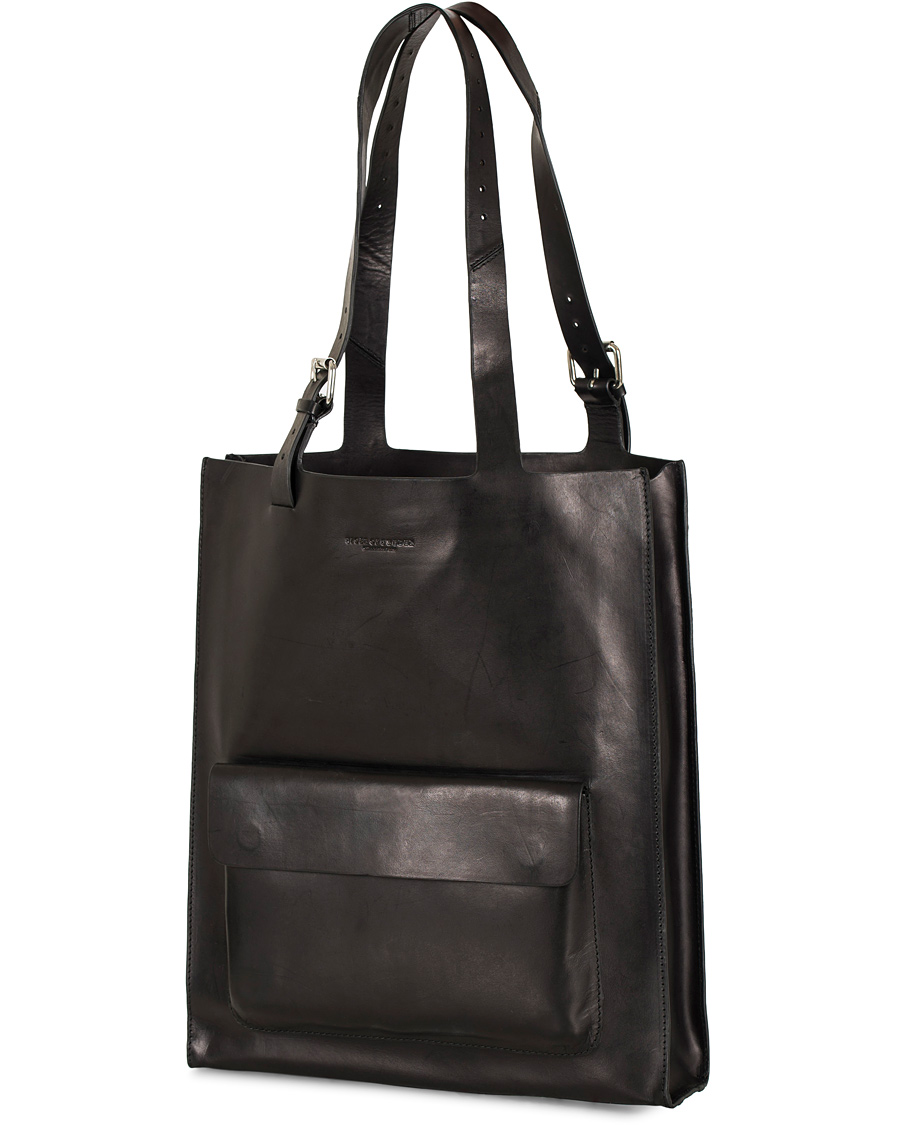 Homme | Tiger of Sweden Agueli Leather Tote Bag Black | Tiger of Sweden | Agueli Leather Tote Bag Black