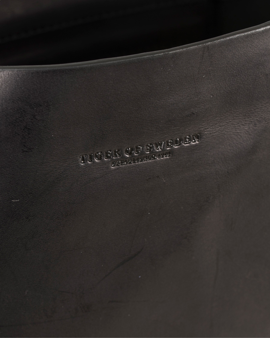 Homme | Tiger of Sweden Agueli Leather Tote Bag Black | Tiger of Sweden | Agueli Leather Tote Bag Black