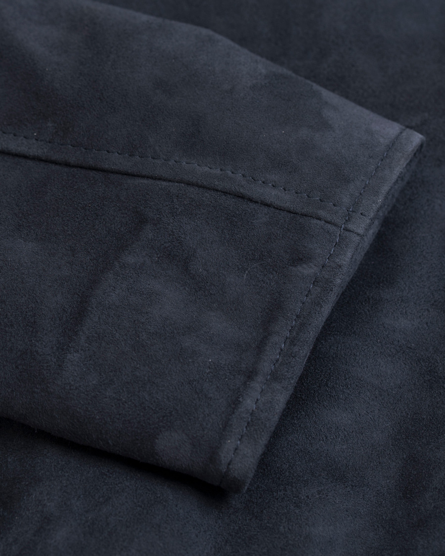 Homme | Manteaux Et Vestes | Tiger of Sweden | Chaz Suede Jacket Navy