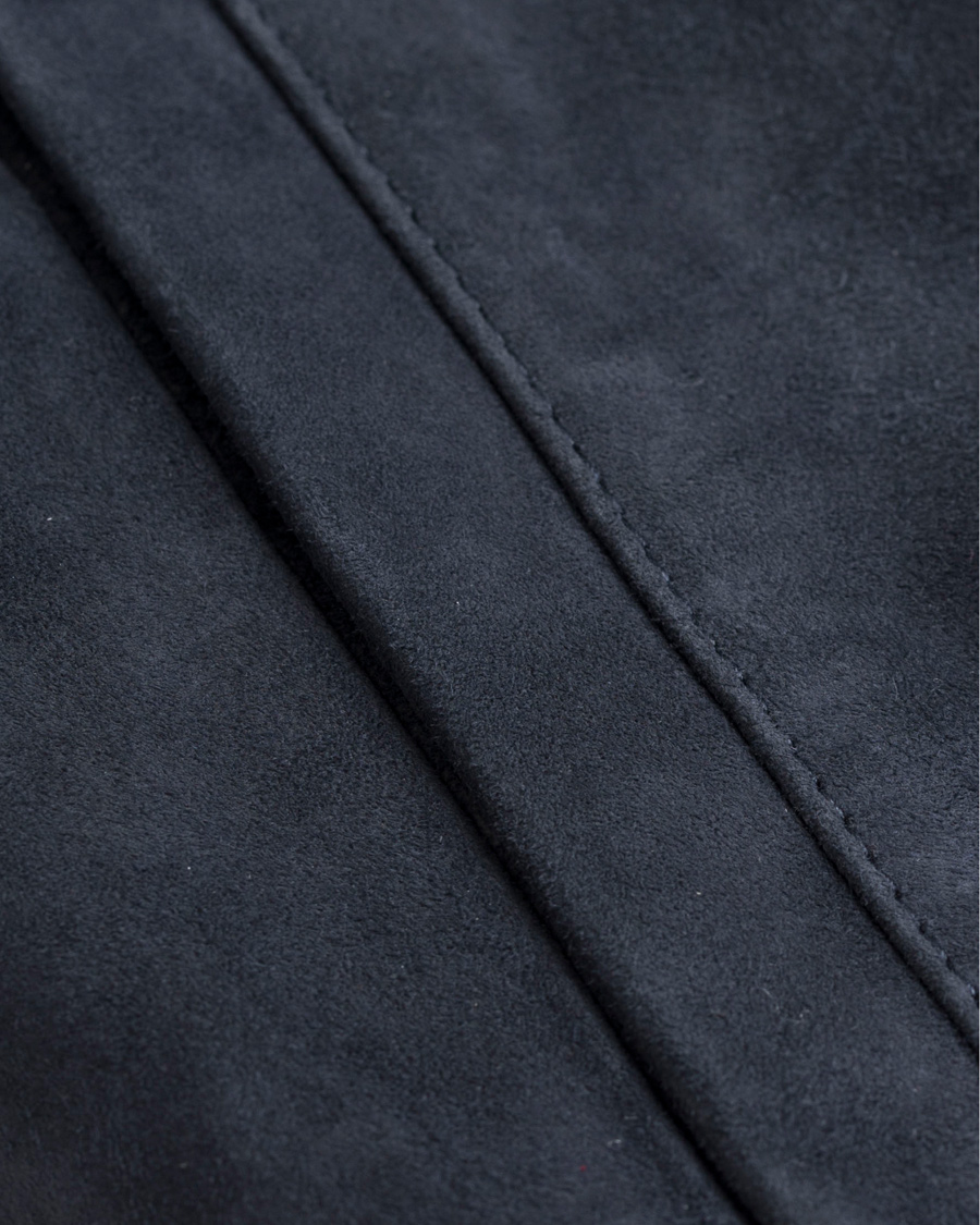 Homme | Manteaux Et Vestes | Tiger of Sweden | Chaz Suede Jacket Navy