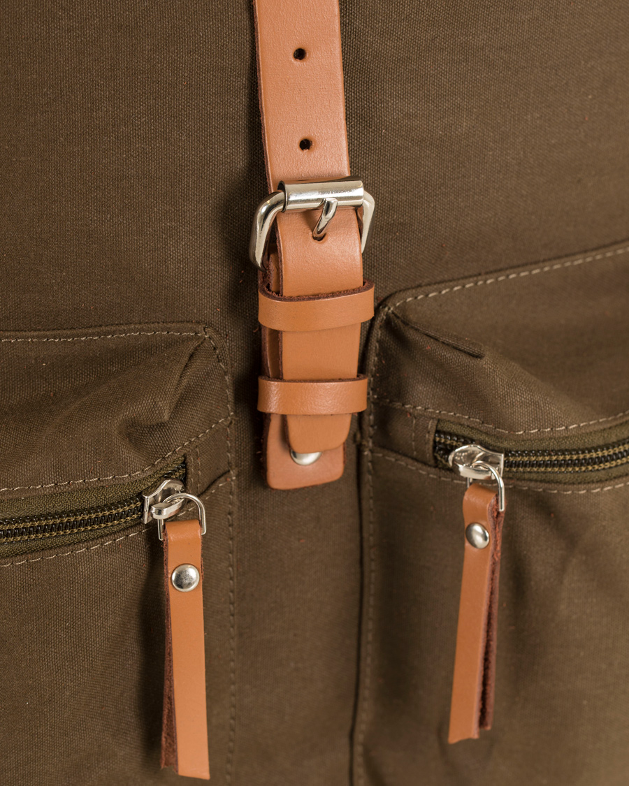 Homme | Sandqvist Roald Polycotton Backpack Olive | Sandqvist | Roald Polycotton Backpack Olive