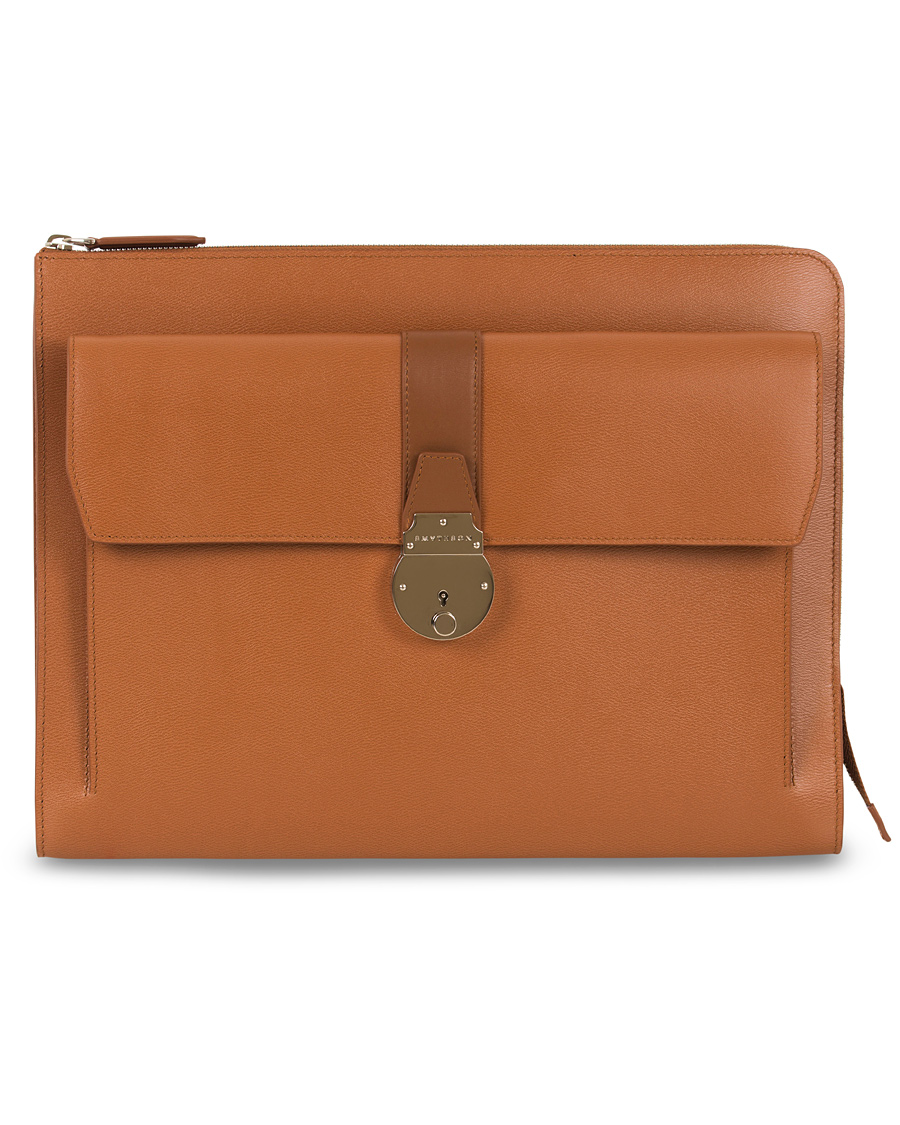 Homme | Smythson Grosvenor Leather Folio Tan | Smythson | Grosvenor Leather Folio Tan