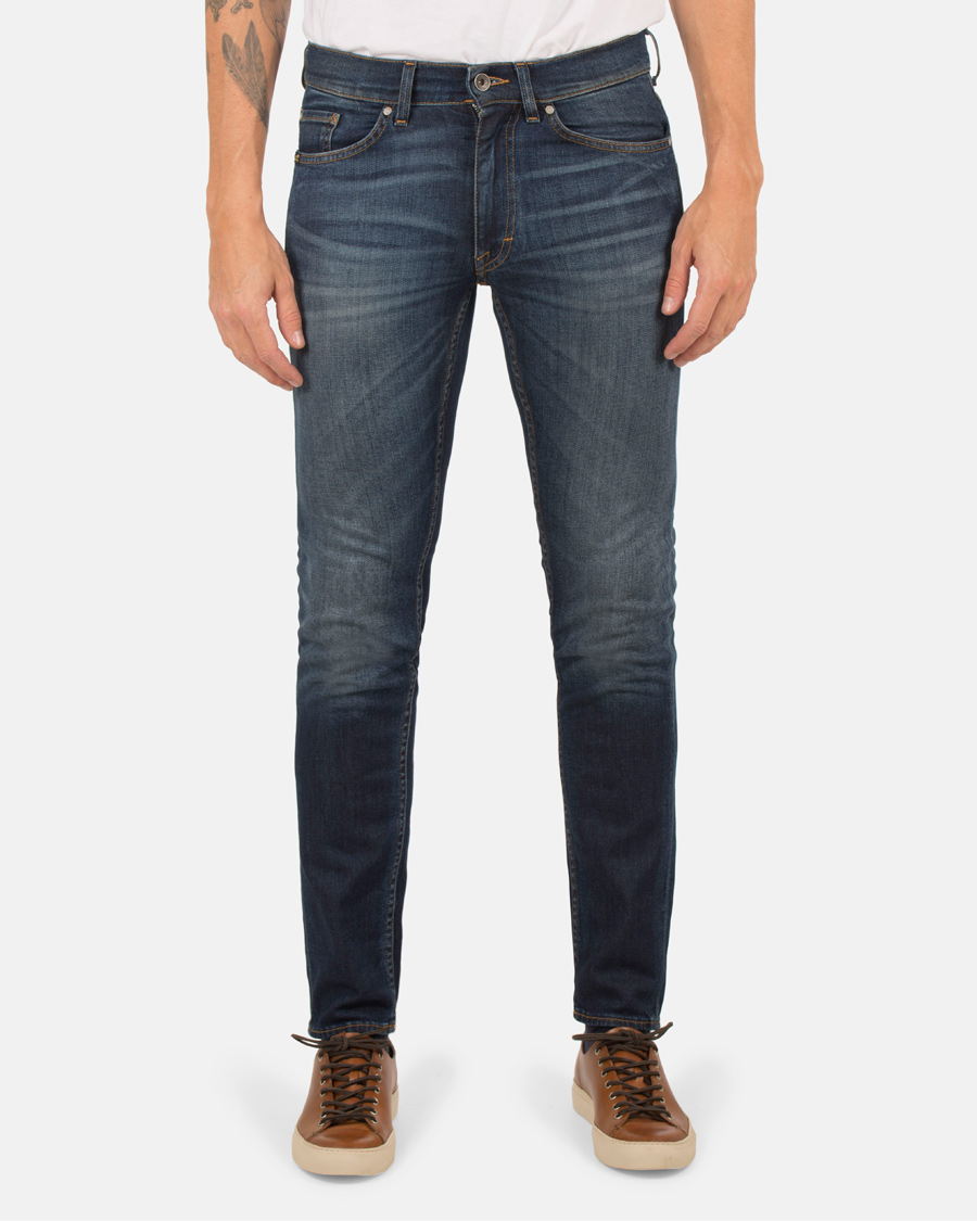Homme | Jeans | Tiger of Sweden Jeans | Straw Reign Jeans Dark Blue