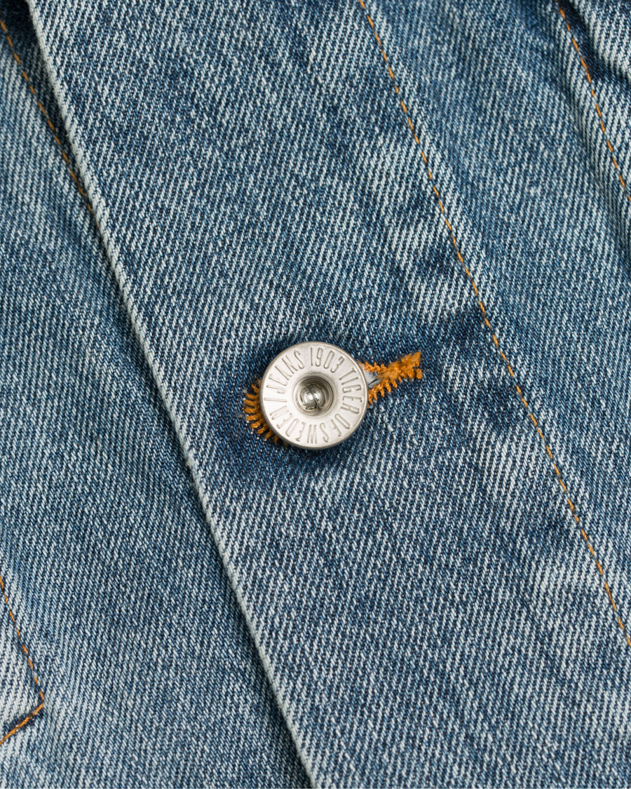 Homme | Manteaux Et Vestes | Tiger of Sweden Jeans | Primal Huge Jeans Jacket Light Washed Blue