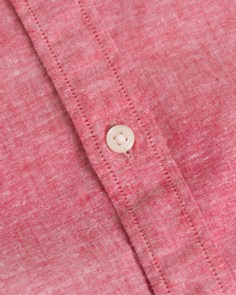 Homme | Chemises | Tommy Hilfiger | New York Fit Cotton Linen Shirt Apple Red
