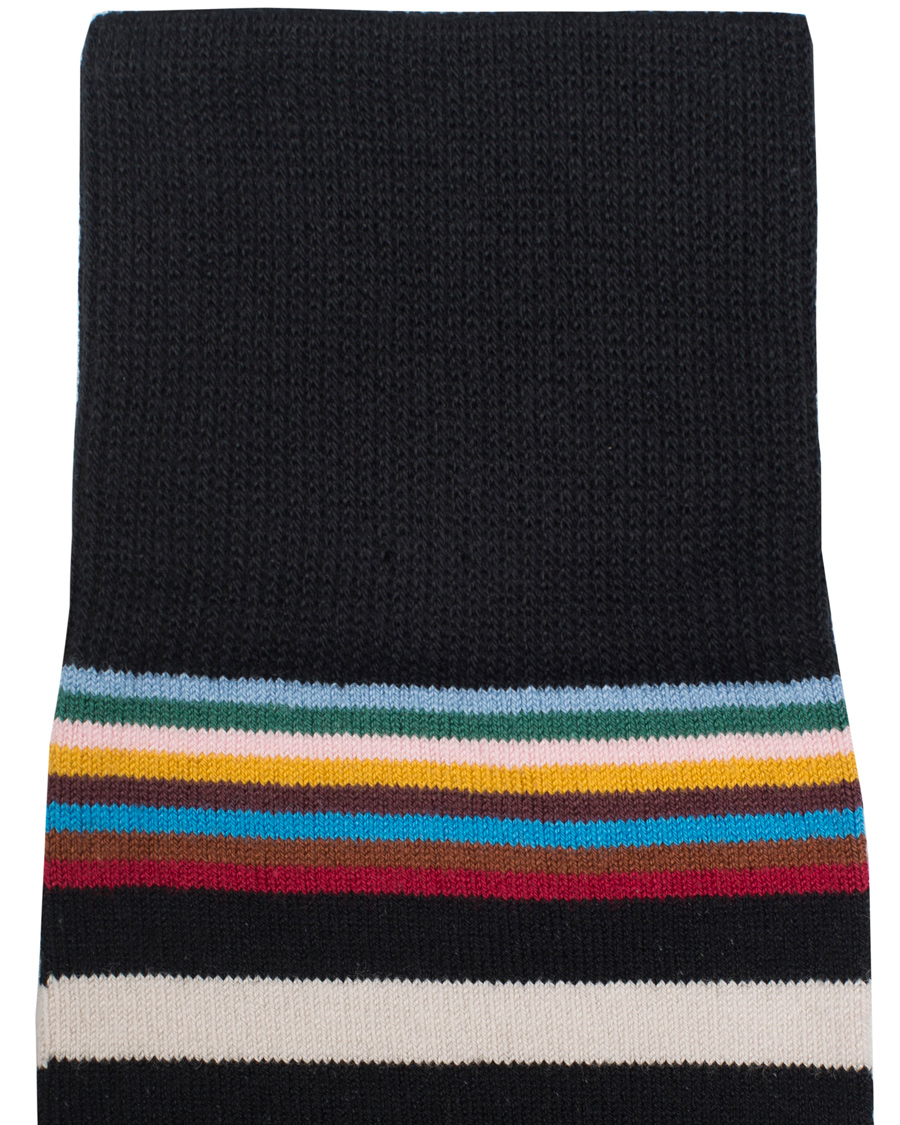 Heren | Ondergoed | Paul Smith | Multi Top Stripe Sock Black/White