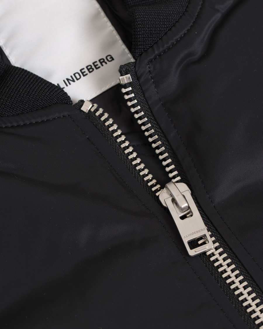 Homme | Manteaux Et Vestes | J.Lindeberg | Rafe 72 Bomber Satin Jacket Black