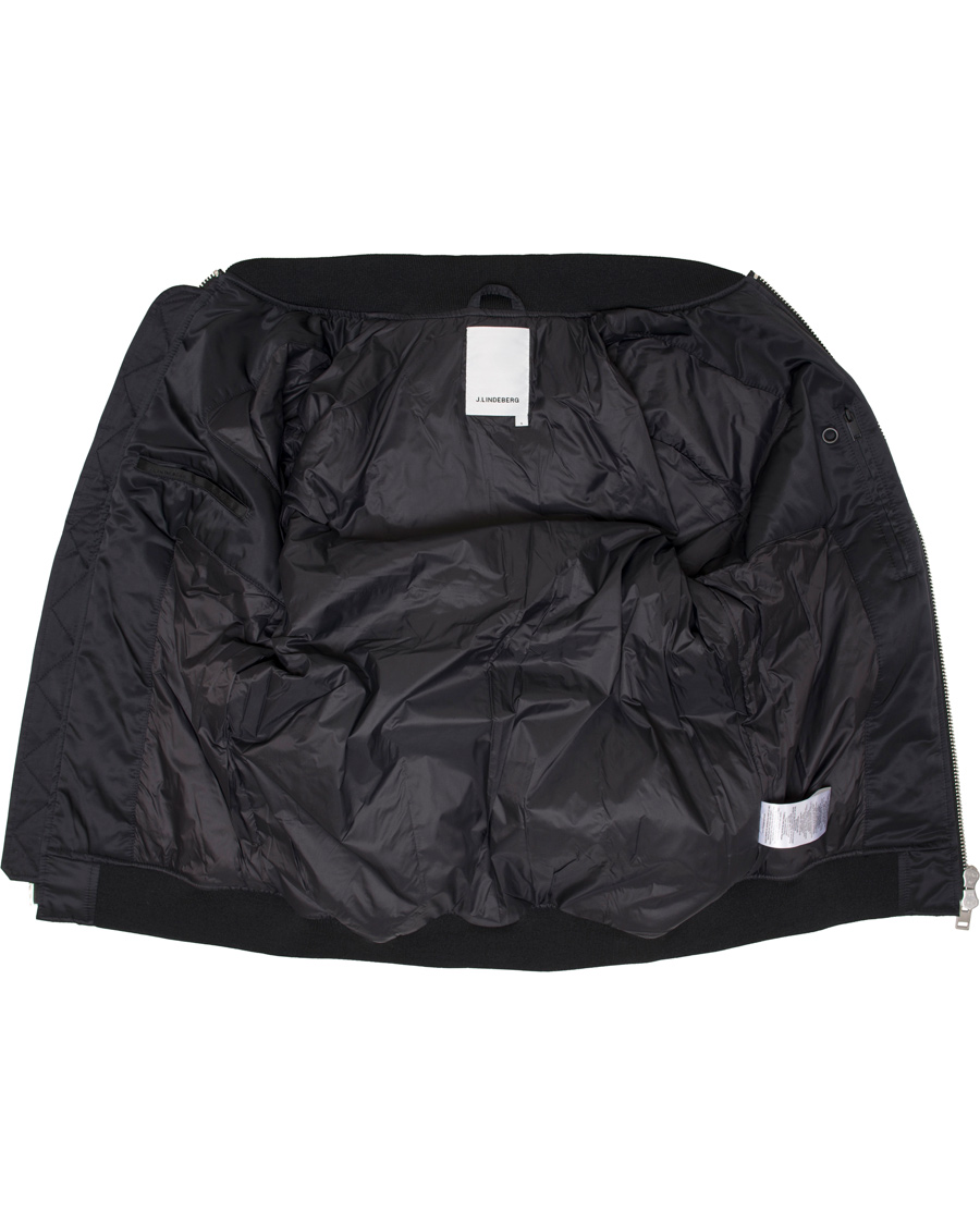 Homme | Manteaux Et Vestes | J.Lindeberg | Rafe 72 Bomber Satin Jacket Black