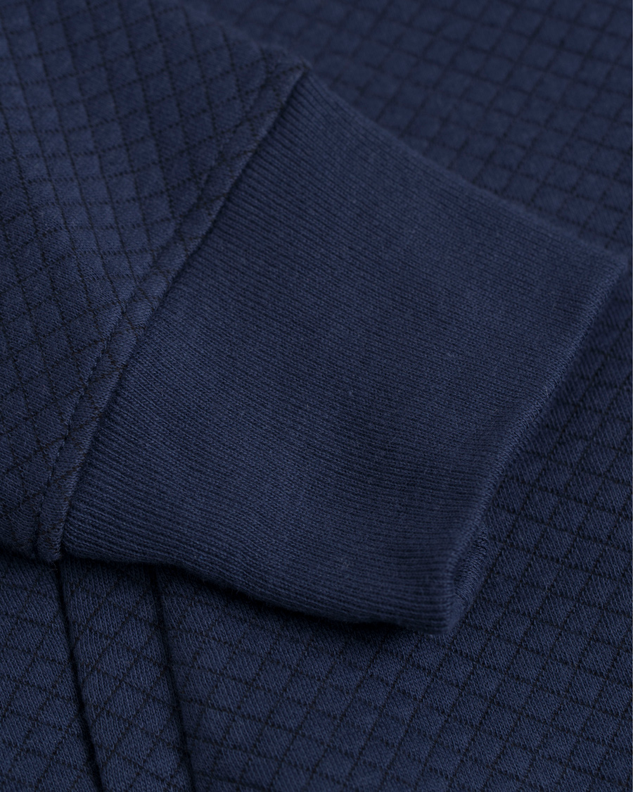 Homme | Pulls Et Tricots | J.Lindeberg | Randall Micro Quilted Zip Sweater Navy