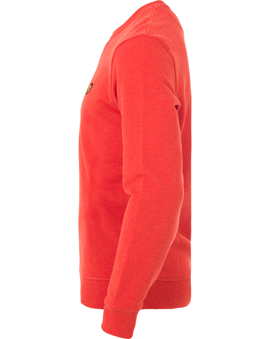 Homme | Pulls Et Tricots | Lyle & Scott | Crew Neck Sweatshirt Flame Red Marl