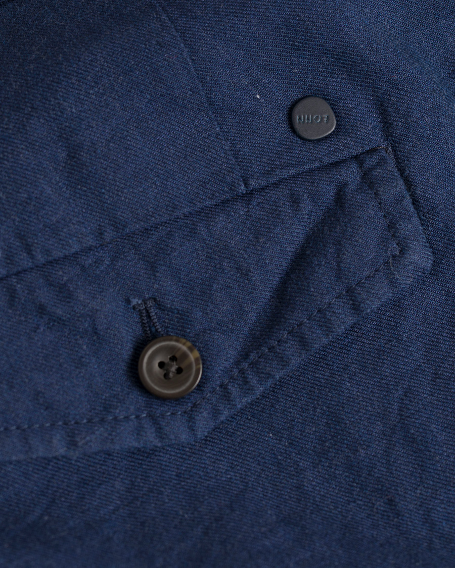 Heren | Broeken | NN07 | Copenhagen Cotton/Linen Trousers Blue