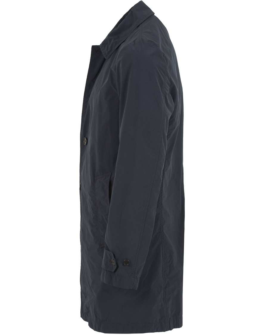 Homme | Manteaux Et Vestes | Aspesi | Lemon Garment Dyed Coat Navy