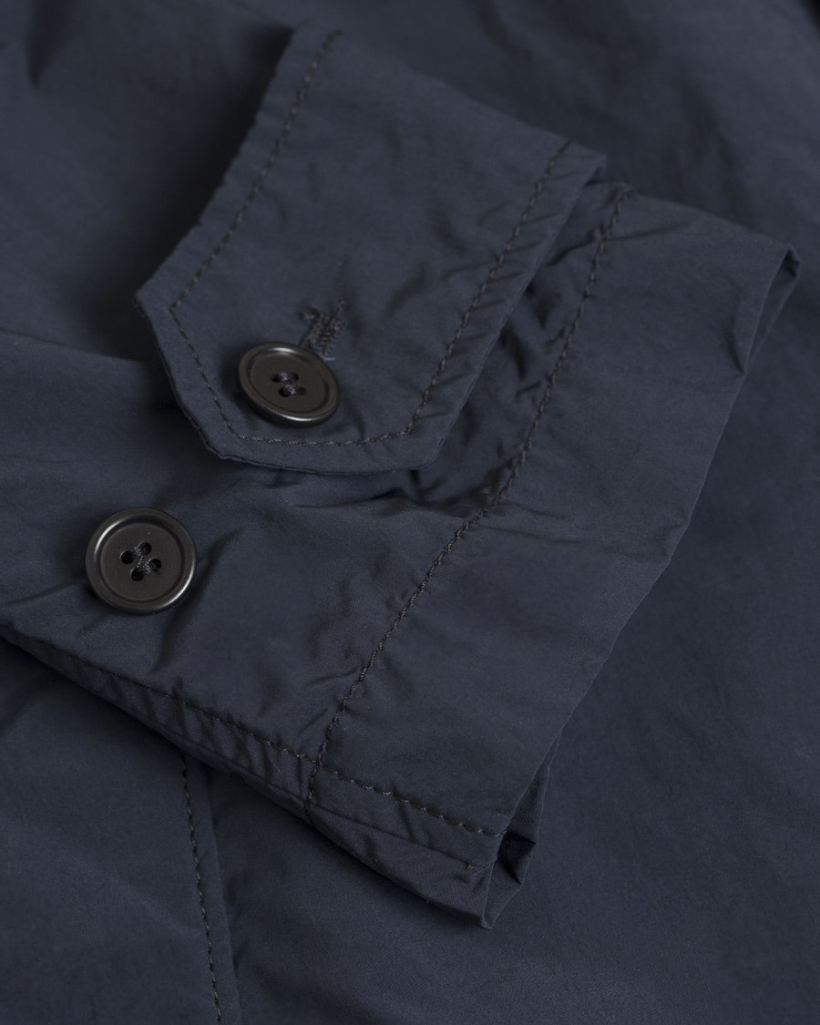 Homme | Manteaux Et Vestes | Aspesi | Lemon Garment Dyed Coat Navy