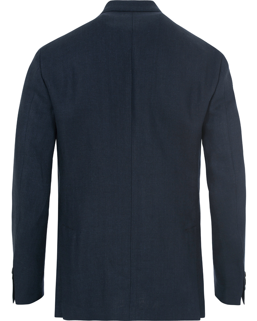 Heren | Blazers | Polo Ralph Lauren | Morgan Yale Linen Herringbone Blazer Navy