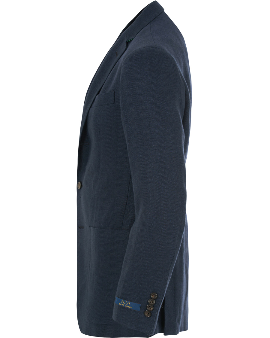 Heren | Blazers | Polo Ralph Lauren | Morgan Yale Linen Herringbone Blazer Navy