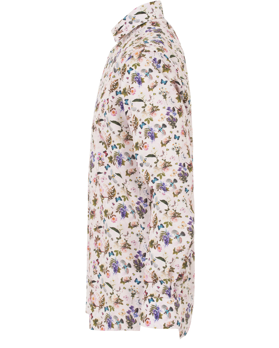 Heren | Overhemden | Eton | Contemporary Signature Printed Flower Shirt White