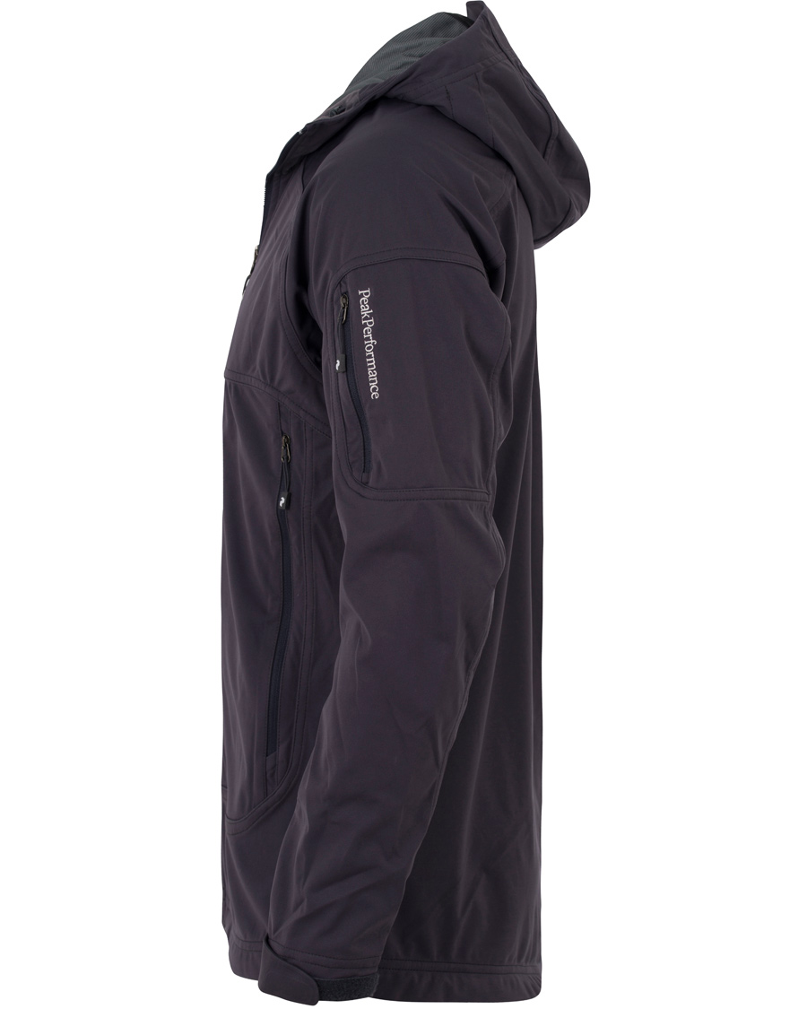 Homme | Manteaux Et Vestes | Peak Performance | Aneto Soft Shell Hooded Jacket Slate Blue