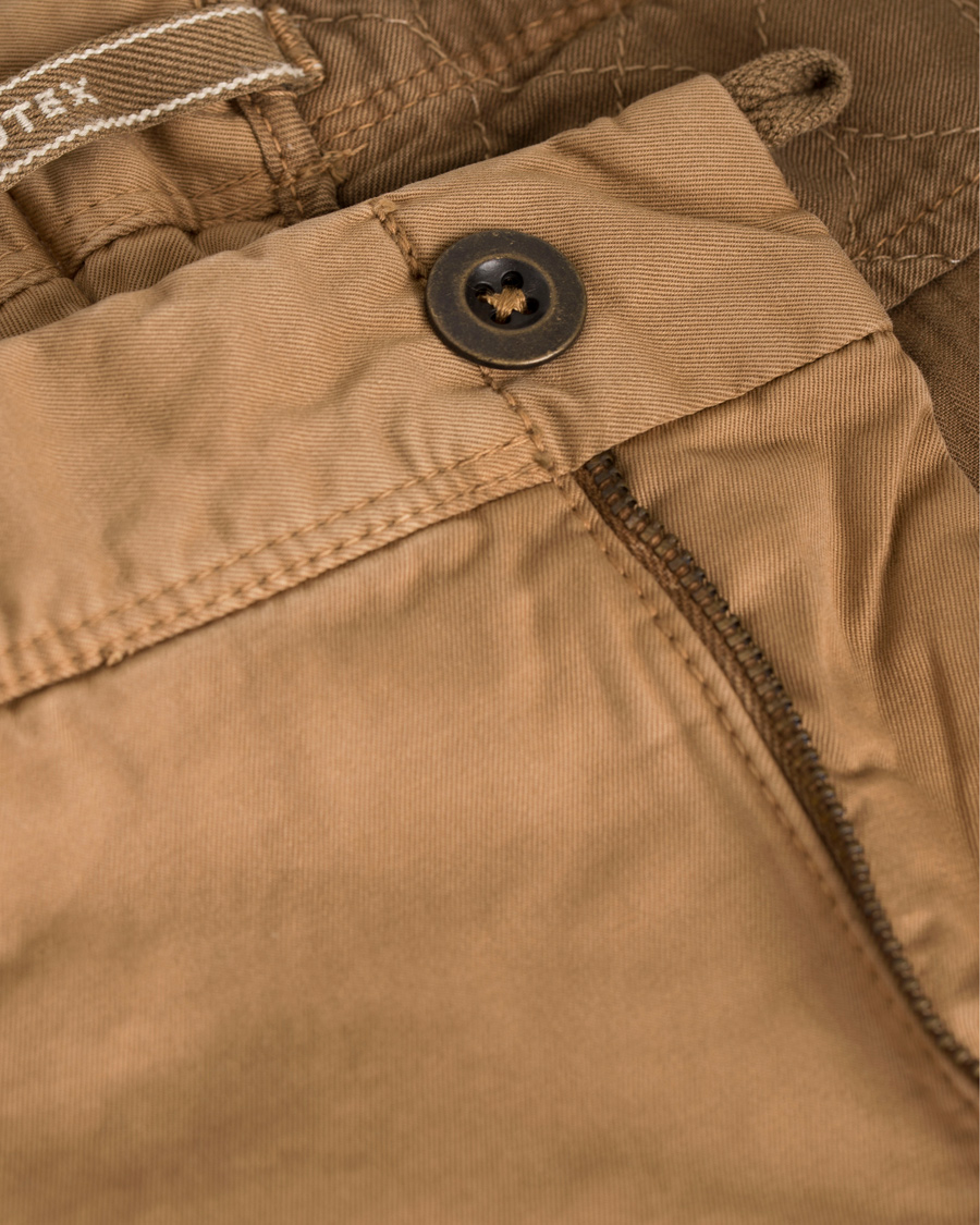Homme | Pantalons | Incotex | Slim Fit Stretch Slacks Khaki