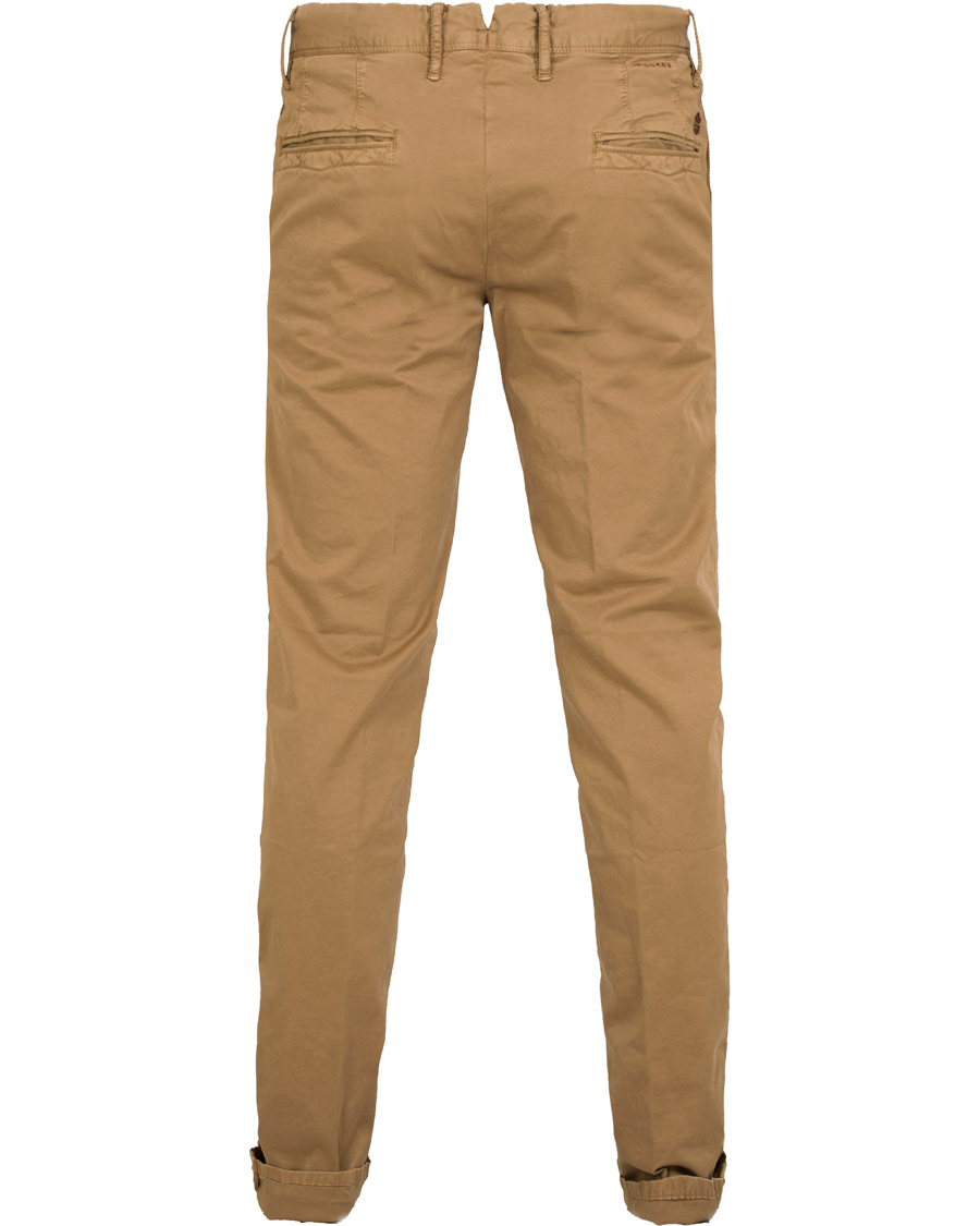 Homme | Pantalons | Incotex | Slim Fit Stretch Slacks Khaki