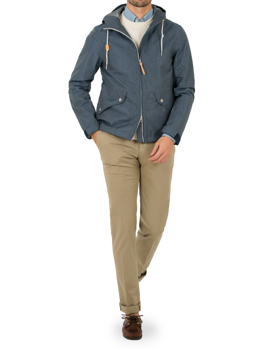 Homme | Pantalons | Incotex | Slim Fit Stretch Chinos Khaki