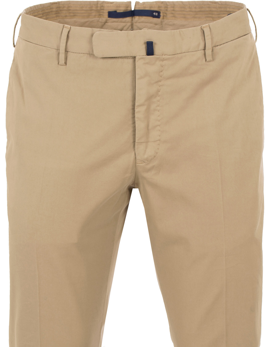 Homme | Pantalons | Incotex | Slim Fit Stretch Chinos Khaki