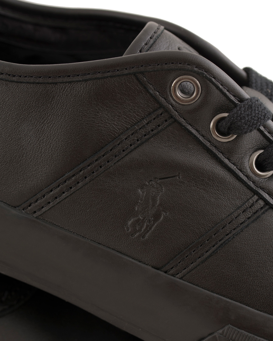 Heren | Polo Ralph Lauren Tyrian Calf Sneaker Black | Polo Ralph Lauren | Tyrian Calf Sneaker Black
