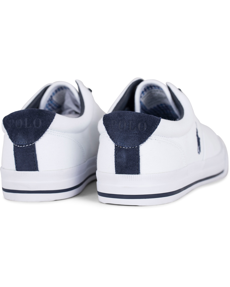 Homme | Polo Ralph Lauren Vaughn Canvas Sneaker Pure White | Polo Ralph Lauren | Vaughn Canvas Sneaker Pure White