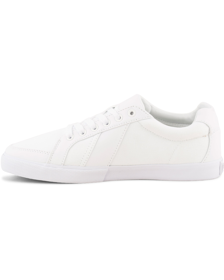 Homme | Polo Ralph Lauren Hugh Canvas Sneaker Pure White | Polo Ralph Lauren | Hugh Canvas Sneaker Pure White