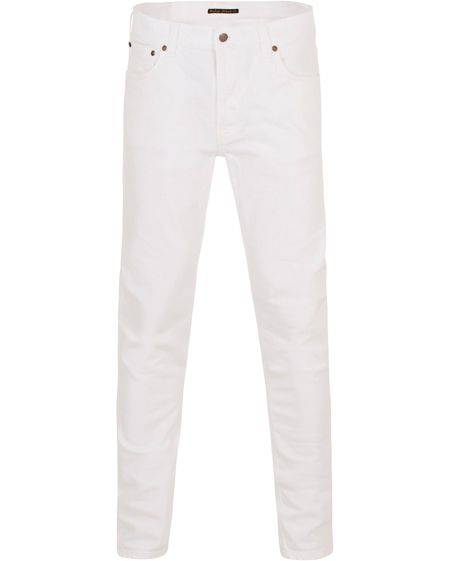 Homme | Jeans | Nudie Jeans | Lean Dean Organic Slim Fit Jeans Clean White