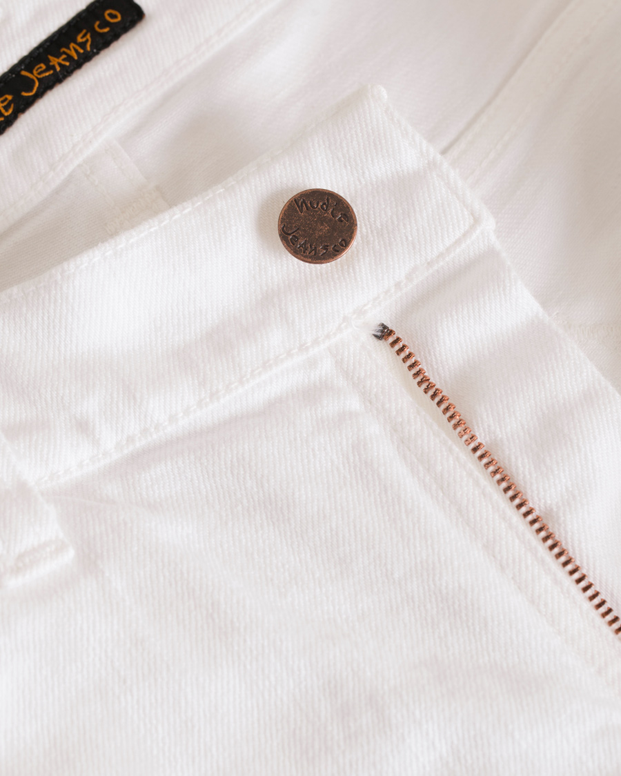 Homme | Jeans | Nudie Jeans | Lean Dean Organic Slim Fit Jeans Clean White