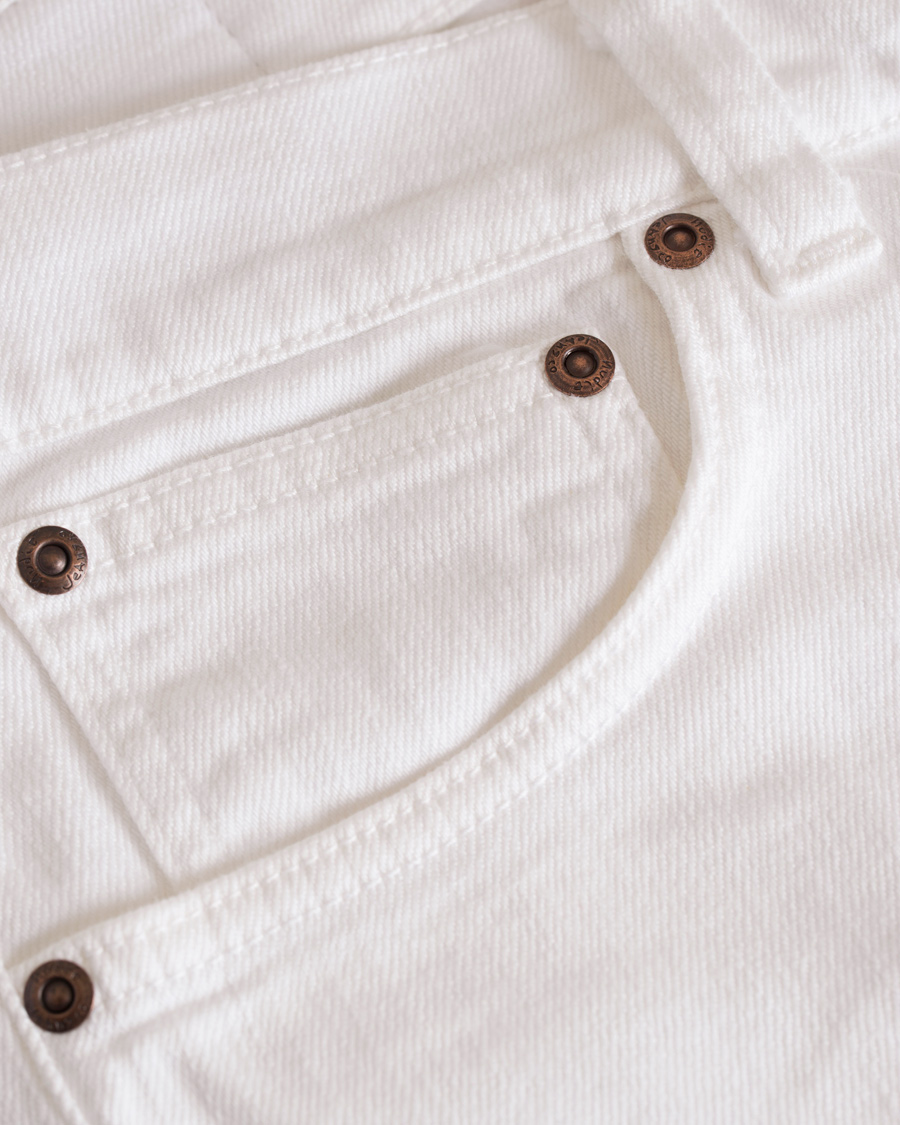 Homme | Jeans | Nudie Jeans | Lean Dean Organic Slim Fit Jeans Clean White