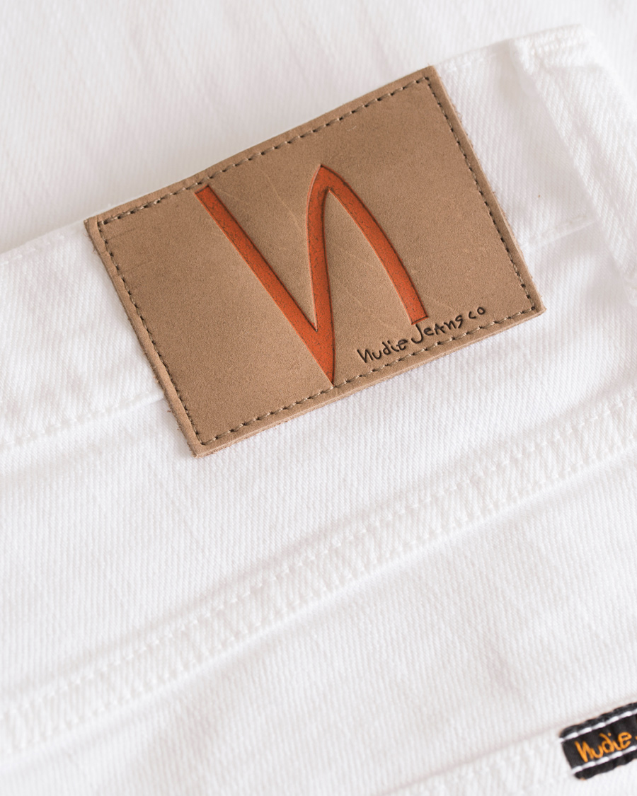 Homme | Jeans | Nudie Jeans | Lean Dean Organic Slim Fit Jeans Clean White
