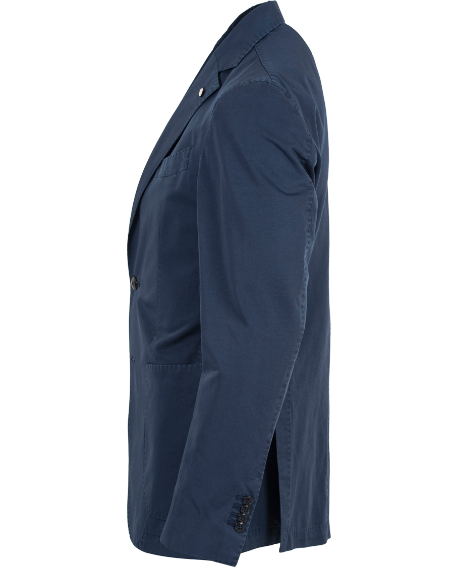 Homme | Blazers | L.B.M. 1911 | Jack Regular Cotton/Linen Blazer Blue